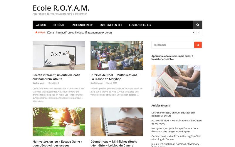 Ecole R.O.Y.A.M. - Apprendre, former et apprendre à se former