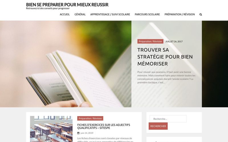 Bien se préparer pour mieux réussir - Retrouvez ici des conseils pour progresser