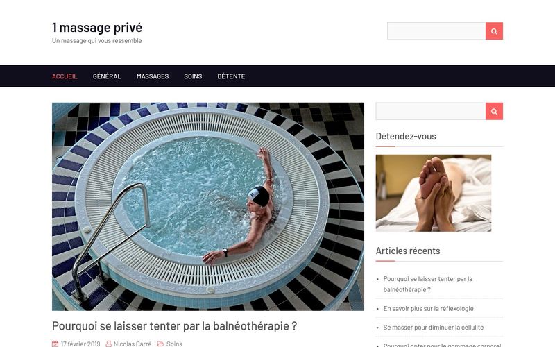 1 massage privé - Un massage qui vous ressemble